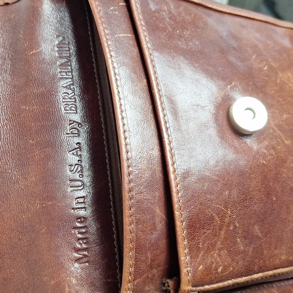 Brahmin Brown Leather Crossbody Bag - Picture 6 of 15
